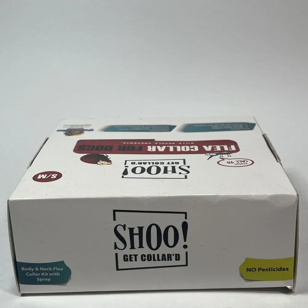 SHOO! Get Collar'd Natural Essential Oil Collars for Dogs - S-M